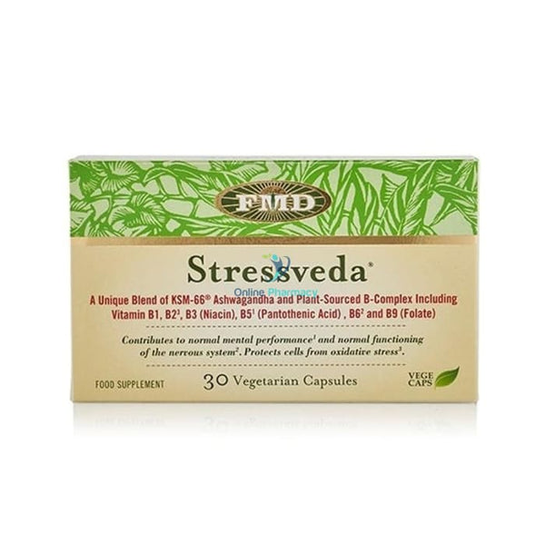 FMD Stressveda Vegetarian Capsules - 30 - OnlinePharmacy