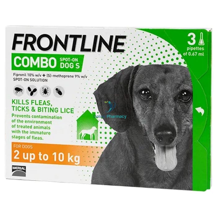 Frontline Combo Spot-on Treatment for Small Dogs (2-10kg) - Treat Fleas and Ticks - OnlinePharmacy