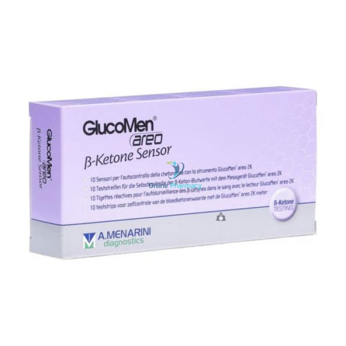 Glucomen Areo B Ketone Sensor Test Strips - 10 Pack