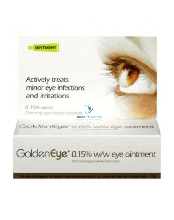 Golden Eye 0.15% Eye Ointment- Treat Eyelid Infections (Blepharitis) - OnlinePharmacy