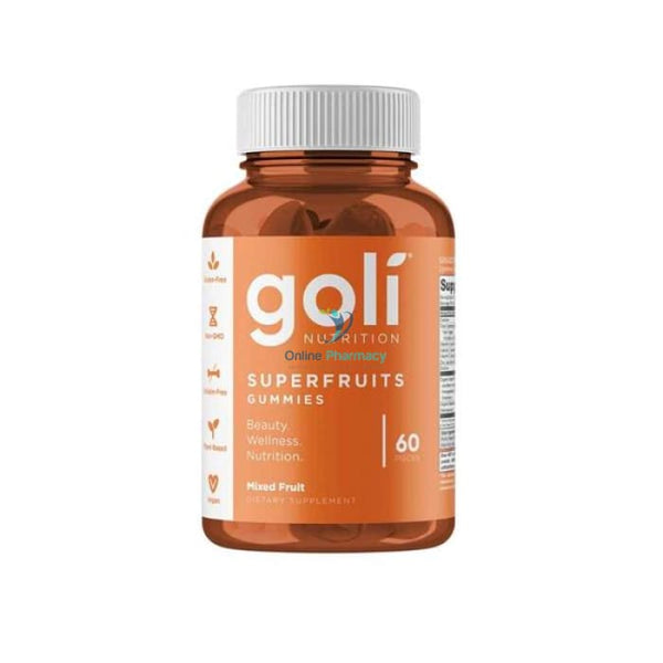 Goli Nutrition Superfruits Gummies - 60 Pack - OnlinePharmacy