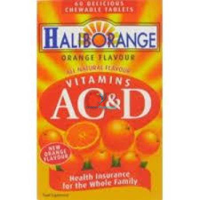 Haliborange A, C & D Vitamin Tablets- 3 Essential Vitamins For Kids