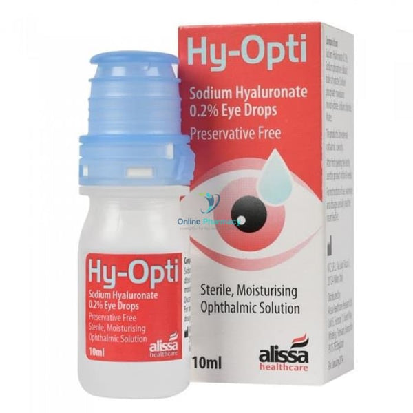 Hy-Opti Sodium Hyaluronate 0.2% Eye Drops - 10ml - OnlinePharmacy