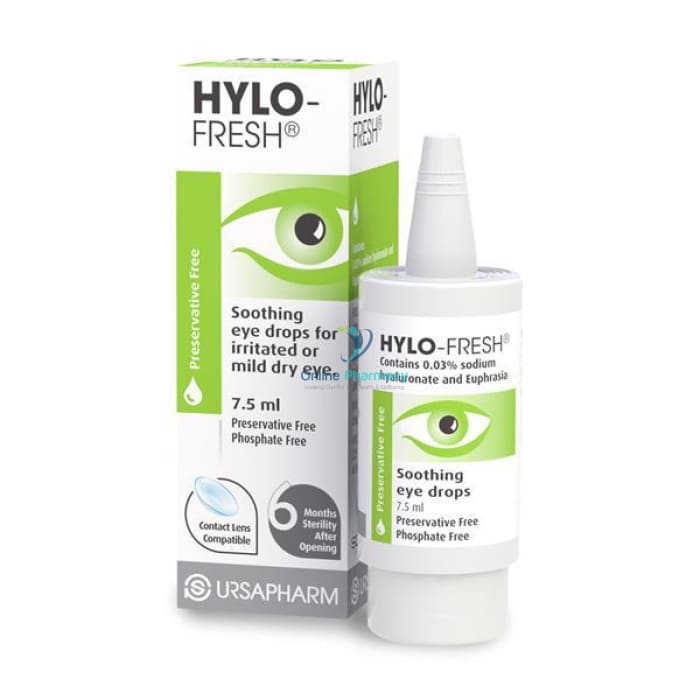 Hylo-Fresh Preservative Free Eye Drops - 7.5ml - OnlinePharmacy