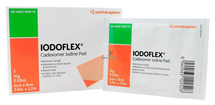 Iodoflex 0.9% Cadexomer Iodine Pads - 5G/17G/10G - OnlinePharmacy