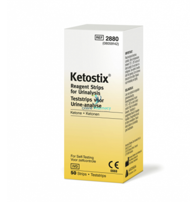 Ketostix Reagent Strips for Urinalys 2880 - 50 Strips