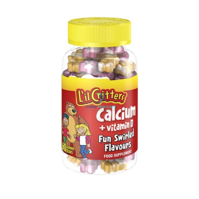 L'il Critters Calcium Gummy Bears with Vitamin D3 - 60/150 Pack - OnlinePharmacy