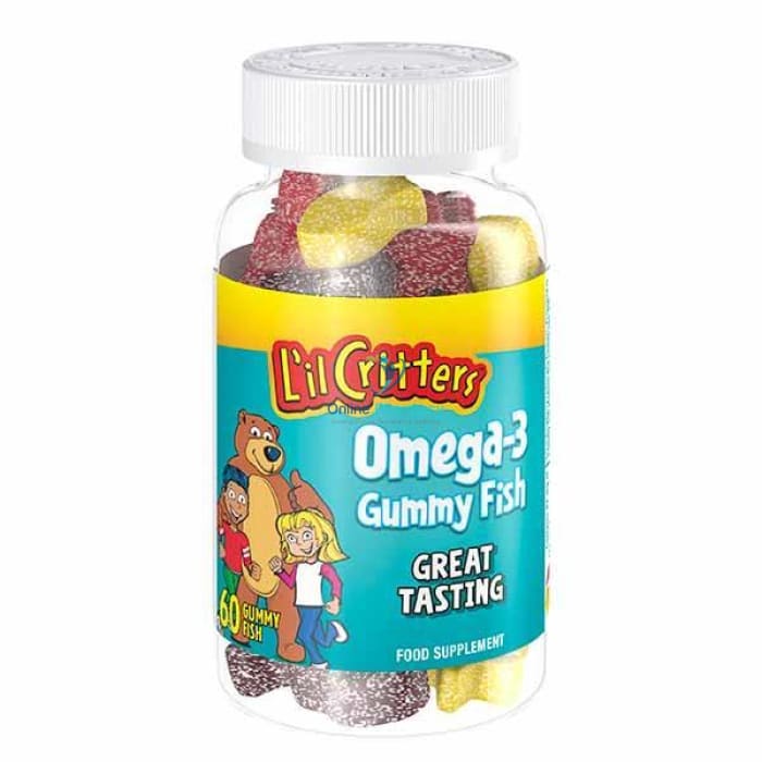 L'il Critters Omega-3 Gummy Fish 50mg EPA/DHA - 60 Pack - OnlinePharmacy