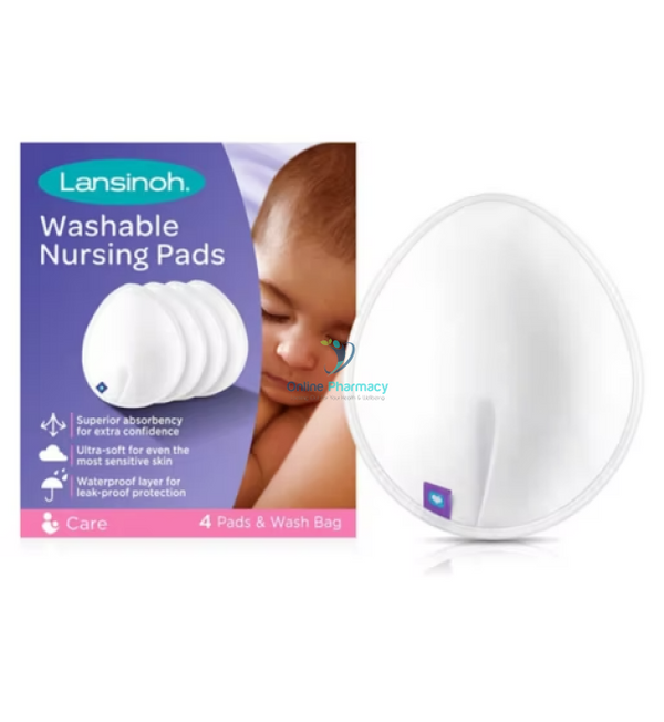 Lansinoh Washable Nursing Pads 4’S Maternity