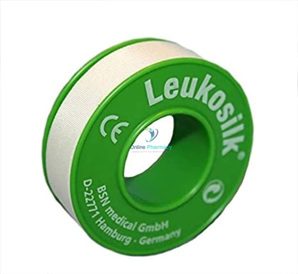 Leukosilk White Easy Tear Adhesive Tape - 1.25cm x 4.6m - OnlinePharmacy