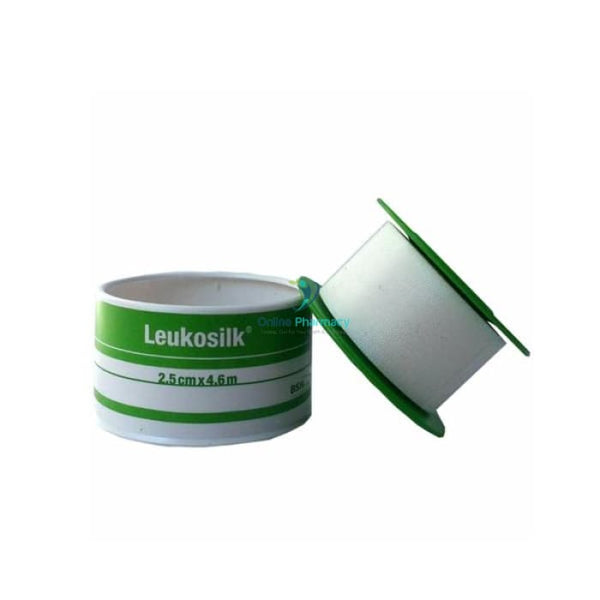 Leukosilk White Easy Tear Adhesive Tape - 2.5cm x 4.6m - OnlinePharmacy