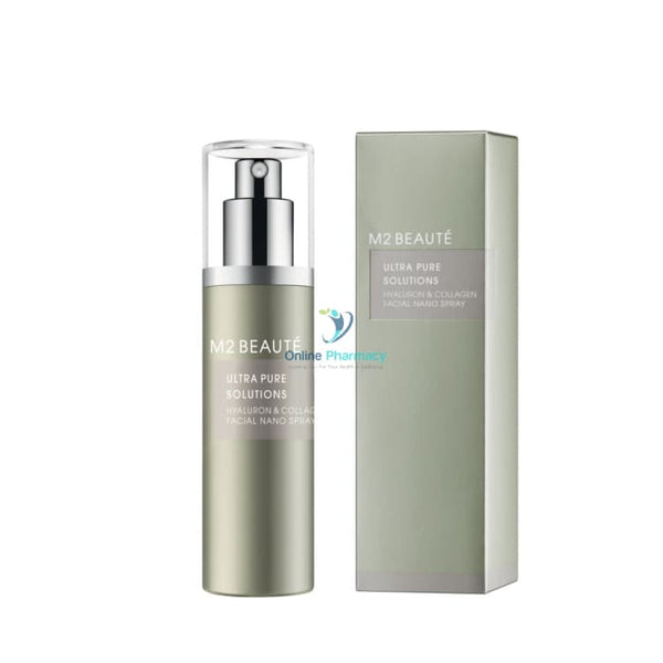 M2 Beaute Ultra Pure Solutions Hyaluron & Collagen Facial Nano Spray 75Ml Skincare