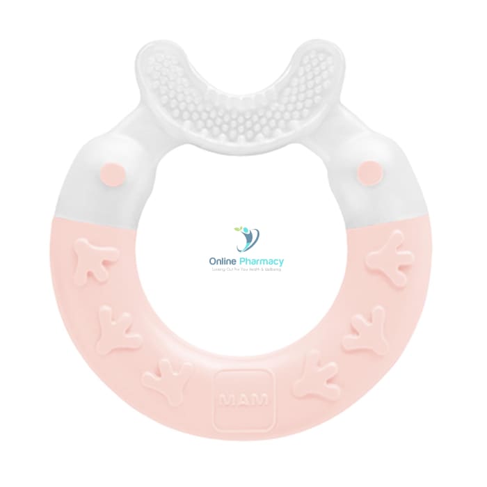 Mam Bite And Brush Teether - 1 Pack Pink