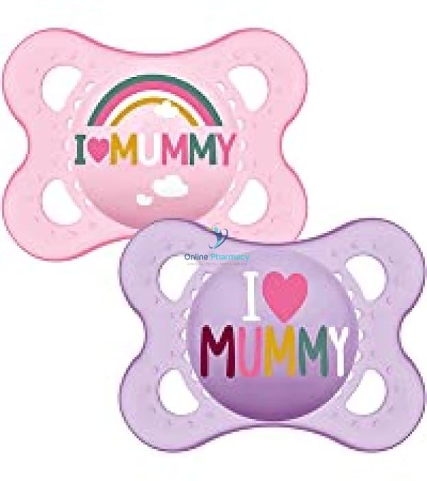 Mam Style 0+Months - Pink Mummy Baby Soothers