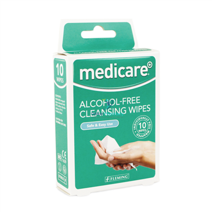 Medicare Alcohol Free Antiseptic Wipes - 10 Pack - OnlinePharmacy