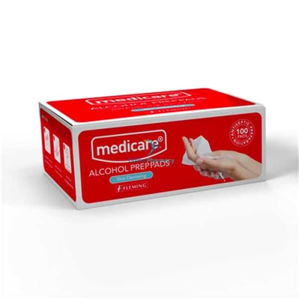 Medicare Alcohol Prep Pads - 100 Pack First Aid