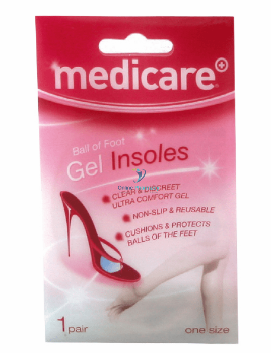 Medicare Gel Insoles- Prevent Foot Pain & Aches - OnlinePharmacy