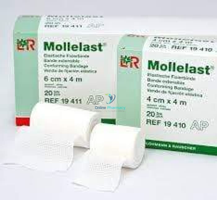 Mollelast Retention & Compression Bandage - 3 Sizes - OnlinePharmacy