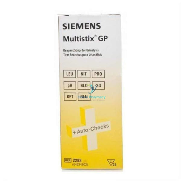 Multistix GP Reagent Strips for Urinalysis - 25 Pack 2283 - OnlinePharmacy
