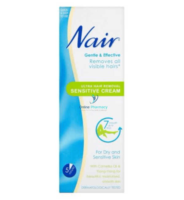 Nair Sensitive Hair Removal Cream- For Dry & Sensitive Skin - OnlinePharmacy