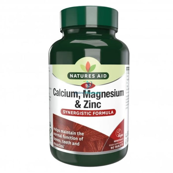 Natures Aid Calcium, Magnesium + Zinc - 90 Pack - OnlinePharmacy