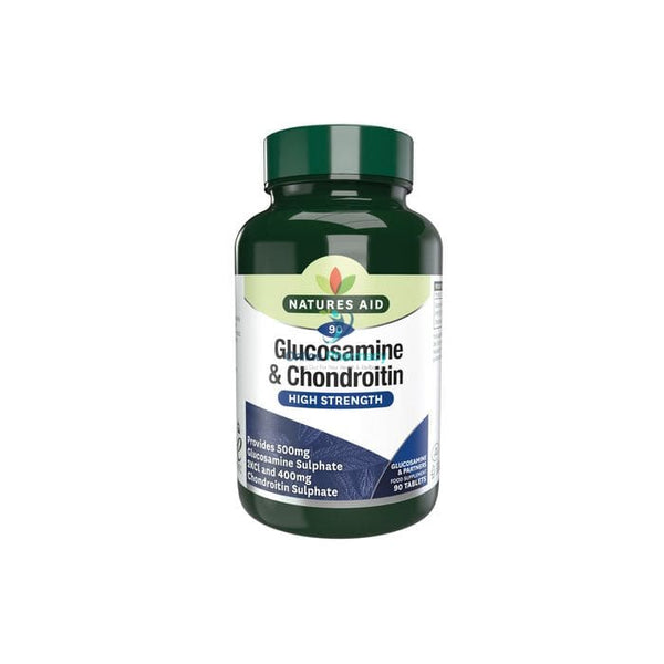 Natures Aid Glucosamine 500mg + Chondroitin 400mg - 90 Pack - OnlinePharmacy