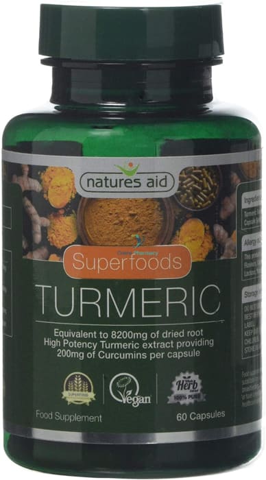 Natures Aid Turmeric 8200mg - 30/60 Pack - OnlinePharmacy