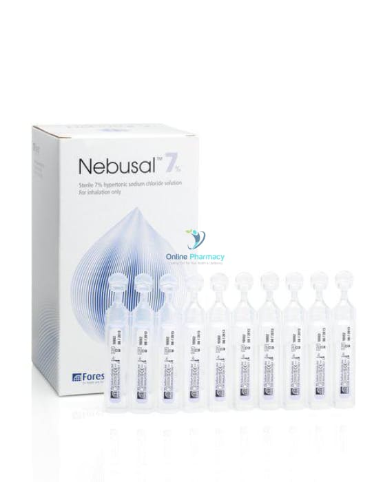 Nebusal 7% Sodium Chloride (Saline) Nebules - 60 Pack