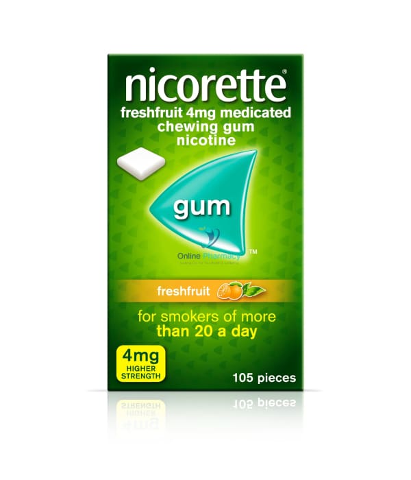 Nicorette Freshfruit Gum 4Mg - 105 Pack Nicotine