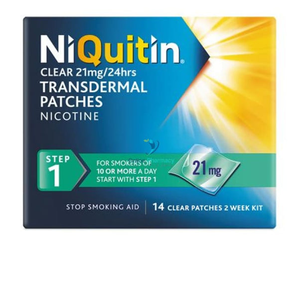 Niquitin Cq 21Mg Nicotine Patches Step 1 - 7/14 Pack
