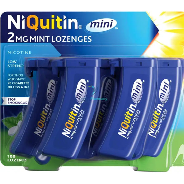 Niquitin Mini 2mg Mint Lozenges - 20 / 60 / 100 Pack - OnlinePharmacy
