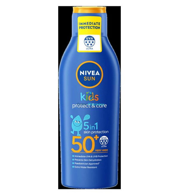 Nivea Sun Kids Protect And Care Factor 50 - 200Ml Sunscreen