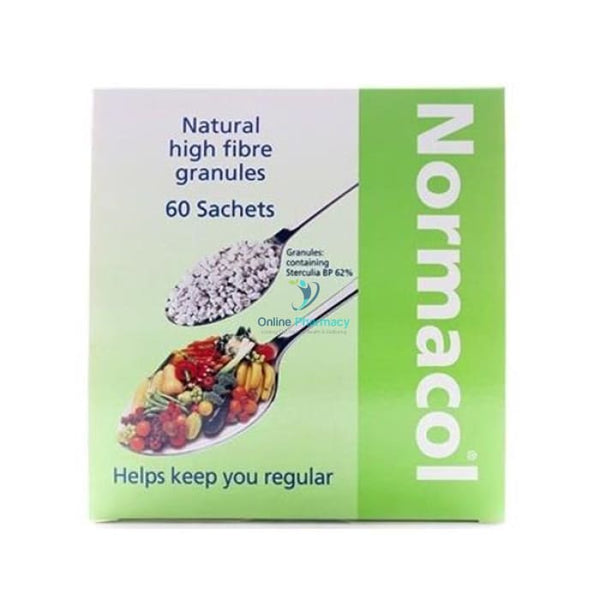 Normacol Natural High Fibre Sterculia Granules - 60 Pack - OnlinePharmacy