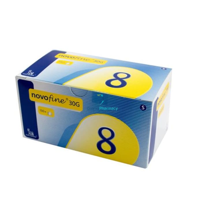 Novofine 30G 8mm Needles 100 Pack