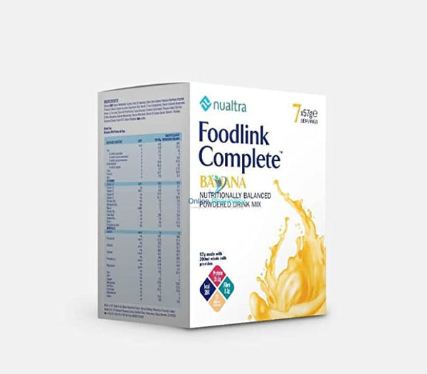 Nualtra Foodlink Complete Banana - 57g x 7 - OnlinePharmacy