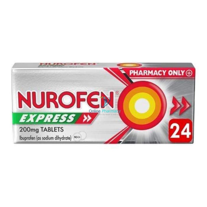 Nurofen Express 200mg Ibuprofen Tablets - 24 Pack - OnlinePharmacy