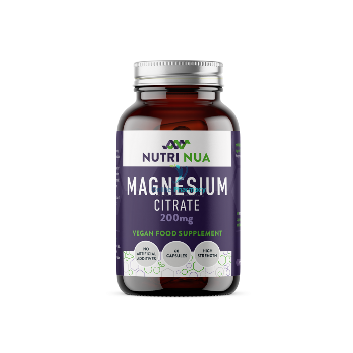 Nutri Nua Magnesium Citrate 200mg Vegan Capsules - 60 Pack - OnlinePharmacy
