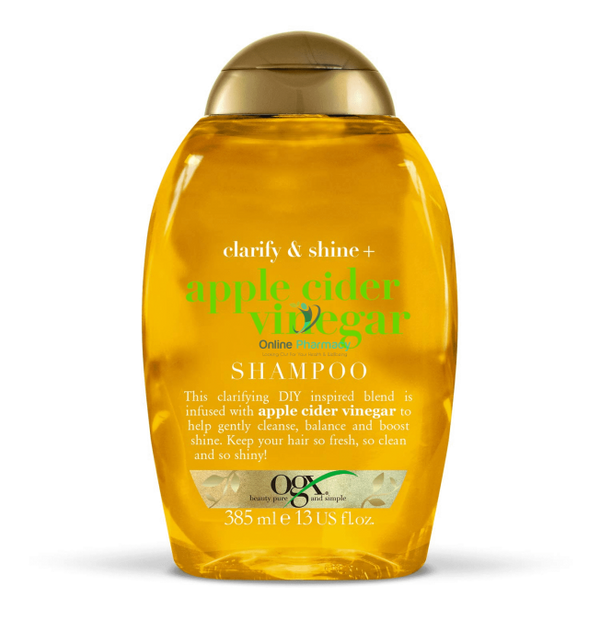 OGX Apple Cider Vinegar Shampoo - 385ml - OnlinePharmacy