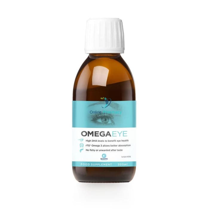 Omega Eye Liquid Omega 3 & Vit D - 200ml - OnlinePharmacy