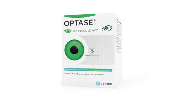 Optase TTO Eye Lid Wipes - 20 Pack - OnlinePharmacy