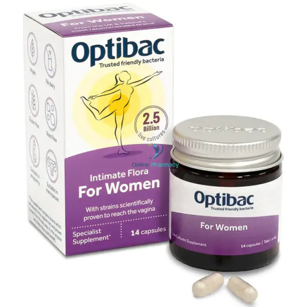 Optibac For Women - 14 Caps Probiotics & Digestive Health