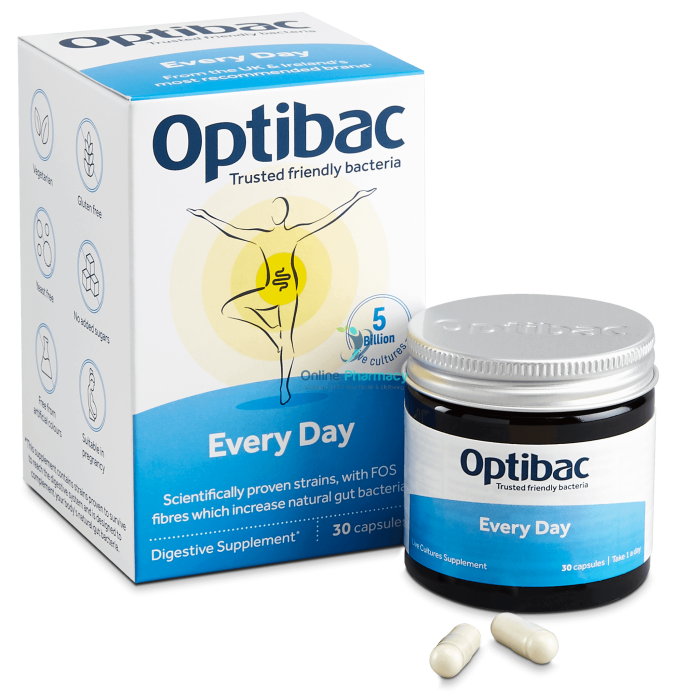 OptiBac Probiotics For Every Day Original - 30/90 Capsules - OnlinePharmacy