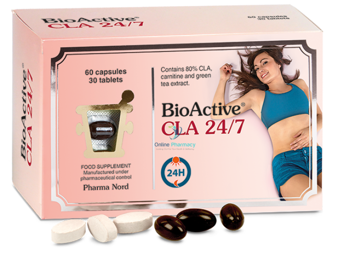 Pharma Nord Bioactive Cla 24/7 - 60 Capsules & 30 Pack Slimming