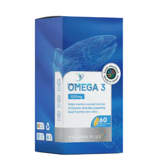 Pharma Plus Omega 3 1000Mg - 60 Capsules Fish Oils &