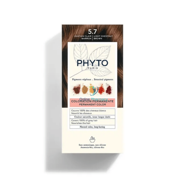 PHYTO HAIR COLOR 5.7 LIGHT CHESTNUT BROWN