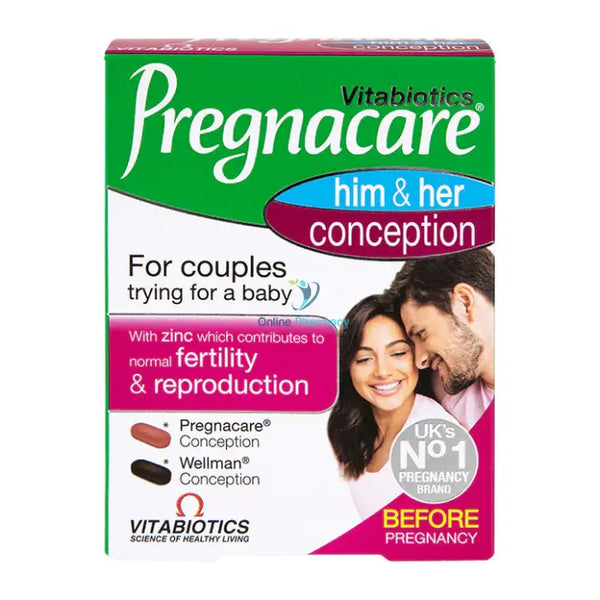 Pregnacare His/Hers Dual pack - 60 tablets - OnlinePharmacy