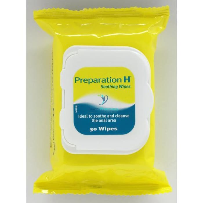 Preparation H Wipes - 30 Wipes - OnlinePharmacy