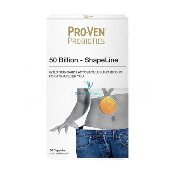 ProVen Probiotics 50 Billion Shapeline - 30 Caps - OnlinePharmacy