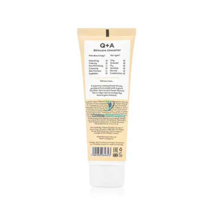 Q + A Oat Milk Cleanser 125Ml Facial Moisturisers