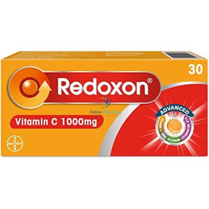 Redoxon Advanced Vitamin C & Zinc Tablets - 30 Pack - OnlinePharmacy